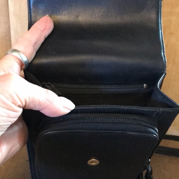 RETRO Genuine Leather Shoulder Bag - Picture 4 of 16